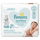 Alternate image 0 for Pampers&reg; 168-Count Sensitive Baby Wipes 3x Travel Pack