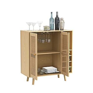 Atlantic&reg; Loft &amp; Luv&trade; Coda Bar Cabinet in Natural. View a larger version of this product image.