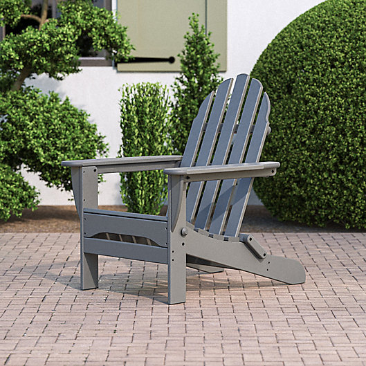 Garden Furniture Patio Water Resistant Grey Cushion Pad For Adirondack Chair 