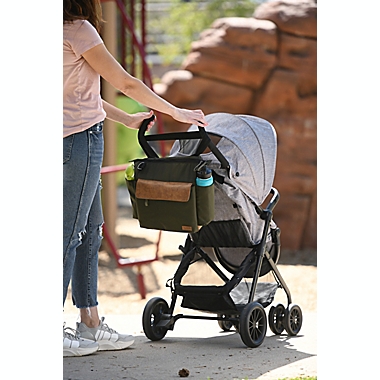 goldbug&trade; Multi-Tasker Convertible Diaper Backpack in Green. View a larger version of this product image.