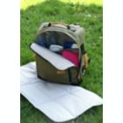 Alternate image 2 for goldbug&trade; Side-Carry Diaper Backpack in Green