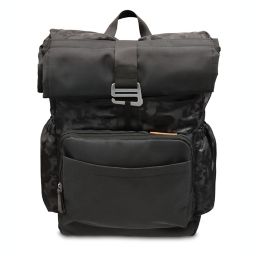 goldbug™ Roll Top Diaper Bag in Black