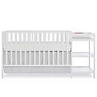 Alternate image 1 for Dream On Me Synergy 4-in-1 Convertible Crib And Changer in White