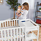 Alternate image 3 for Dream On Me Synergy 4-in-1 Convertible Crib And Changer in White