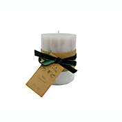 Bee &amp; Willow&trade; Sugared Pillar Candle in Silver