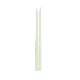H for Happy™ Unscented Taper Candles in Ivory (Set of 4)