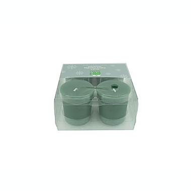 H for Happy&trade; Votive Candles in Green (Set of 4). View a larger version of this product image.