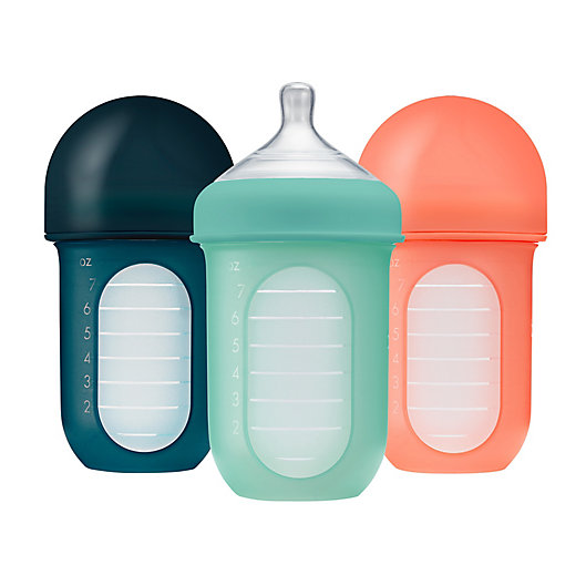 Alternate image 1 for Boon NURSH™ 3-Pack Silicone Pouch Bottle