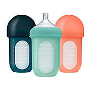 Boon Nursh 3-Pack 8 oz. Silicone Baby Bottles