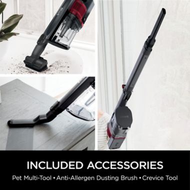 Shark&reg; Cordless Vertex&trade; Pro Vacuum in Black/Red. View a larger version of this product image.