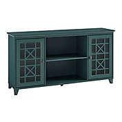 Forest Gate&trade; 60-Inch Fretwork TV Stand in Dark Teal