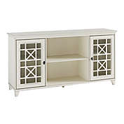Forest Gate&trade; 60-Inch Fretwork TV Stand in White