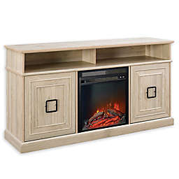 Forest Gate™ 58-Inch Modern Tall Electric LED Fireplace TV Stand in Birch