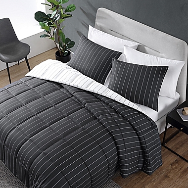 Kenneth Cole New York&reg; Harrington 3-Piece Down Alternative King Comforter Set. View a larger version of this product image.