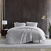 Kenneth Cole New York&reg; Abstract Stripe Duvet Cover Set in Grey