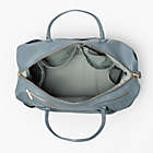 Alternate image 3 for Freshly Picked Faux Leather Weekender Diaper Bag in Dusty Blue