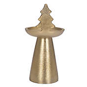 Bee &amp; Willow&trade; Christmas Tree Pillar Candle Holder in Gold