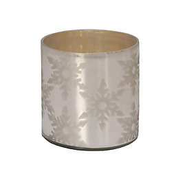 Bee & Willow™ Snowflake Votive Candle Holder in Silver