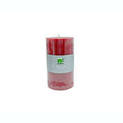 H for Happy&trade; Unscented Pillar Candle in Red