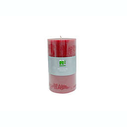 H for Happy™ Unscented Pillar Candle in Red