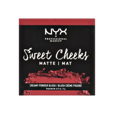 NYX Professional Makeup Sweet Cheeks Creamy Powder Matte Blush in Red Riot