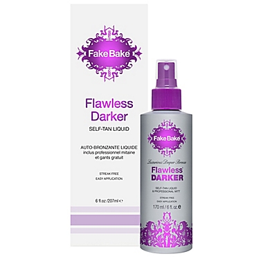 Fake Bake 6 oz. Flawless Darker Self-Tan Liquid in Deeper Bronze. View a larger version of this product image.