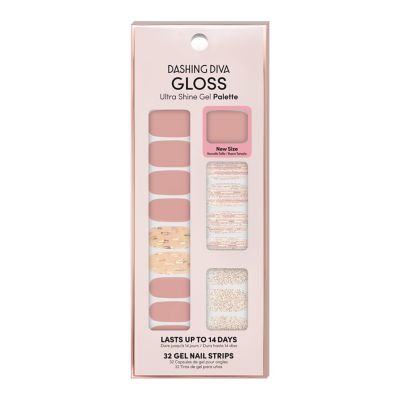 Dashing Diva 32-Count GLOSS Gel Nail Strips in After Glow