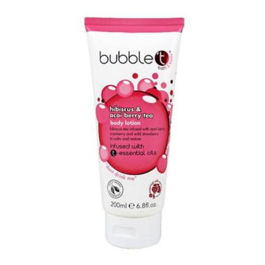 Bubble T 6.8 fl. oz. Body Lotion in Hibiscus &amp; Acai Berry Tea. View a larger version of this product image.
