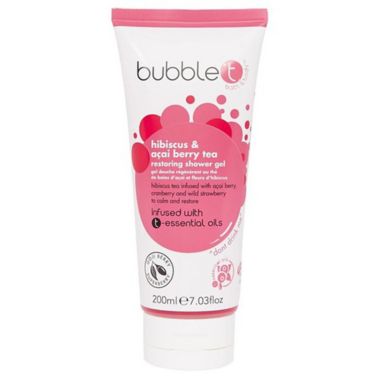 Bubble Tea Cosmetics 6.8 oz. Shower Gel in Hibiscus &amp; Acai Berry. View a larger version of this product image.