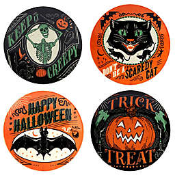 Scaredy Cat Canape Plates (Set of 4)