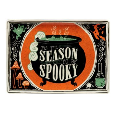 Scaredy Cat 14-Inch Witch Platter