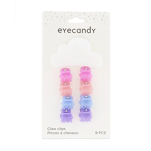 Alternate image 1 for eyecandy™ 9-Piece Cloud and Mini Claw Clips