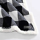 Alternate image 4 for Eddie Bauer&reg; Cabin Plaid Ultra Soft Plush Fleece Reversible King Blanket in Charcoal Plaid