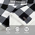 Alternate image 6 for Eddie Bauer&reg; Cabin Plaid Ultra Soft Plush Fleece Reversible King Blanket in Charcoal Plaid