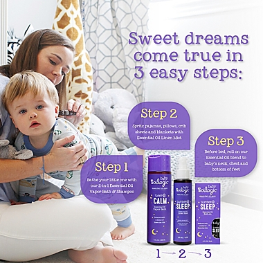 Oilogic&reg; 3.7 oz. Calm & Sleep Essential Oil Linen Mist. View a larger version of this product image.