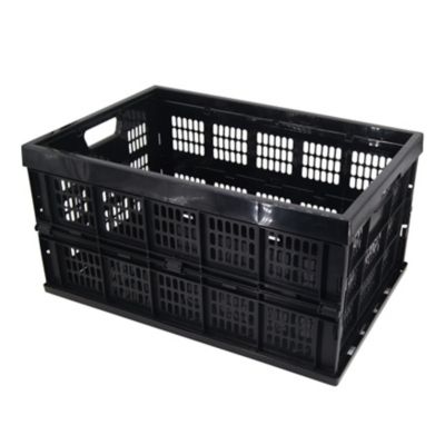 Essentials Heather Gray Collapsible Storage Container 11x11x8-in. 