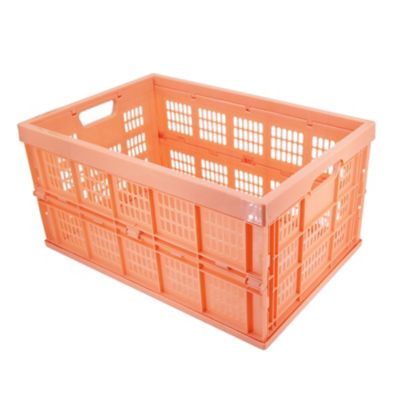 Simply Essential&trade; Large Collapsible Utility Crate in Coral Haze