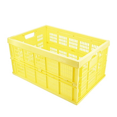 Simply Essential&trade; Large Collapsible Utility Crate in Limelight. View a larger version of this product image.