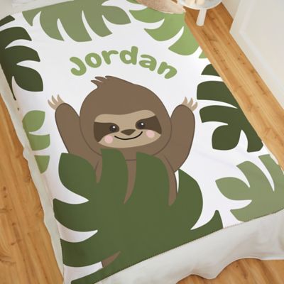 Luxurious Fuzzy Lightweight All Season Bed or Couch Blanket Premium Bed Blanket 50 x 60 Inches senya Ultra Soft Microplush Cute Sloth Animal Throw Blanket