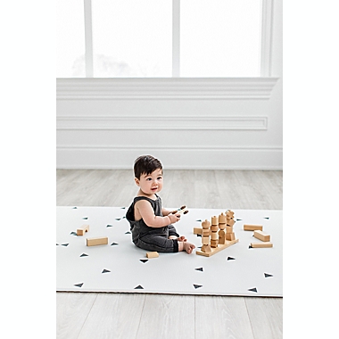 Little Bot&reg; Ofie Triangle Play Mat in Grey. View a larger version of this product image.