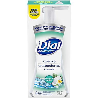 Dial&reg; Complete&reg; 7.5 fl. oz. Foaming Antibacterial Hand Wash in Coconut Water. View a larger version of this product image.