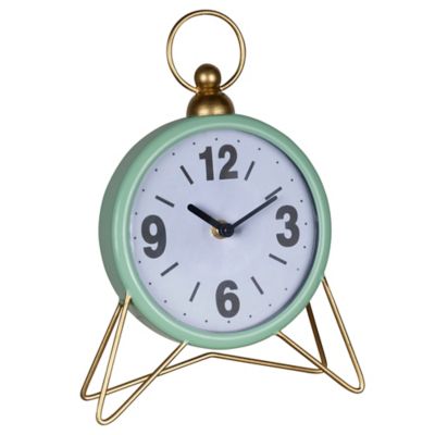Cole & Grey Metal Table Clock CLRB2559 