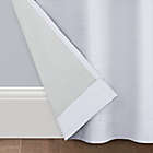 Alternate image 4 for Talisa 95" Absolute Zero Draftstopper Fleece Lined Grommet Window Curtain Panel Pair in White