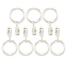 Bee & Willow™ Micah Clip Rings in Distressed White (Set of 7)