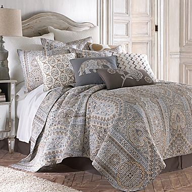 Levtex Home Ceren Reversible Full/Queen Quilt Set in Grey. View a larger version of this product image.