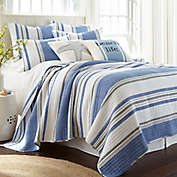 Levtex Home Cyra Reversible Twin Quilt Set in Blue