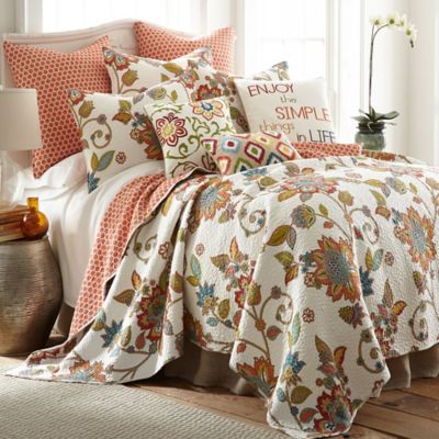 Levtex Home Clementine 3-Piece Reversible Quilt Set | Bed Bath And ...