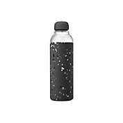 W&amp;P Porter 20 oz. Glass Water Bottle in Charcoal Terrazzo