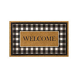 Mohawk Home 1&#39; 6&quot; X 2&#39; 6&quot; Fall Welcome Check Doormat in Natural