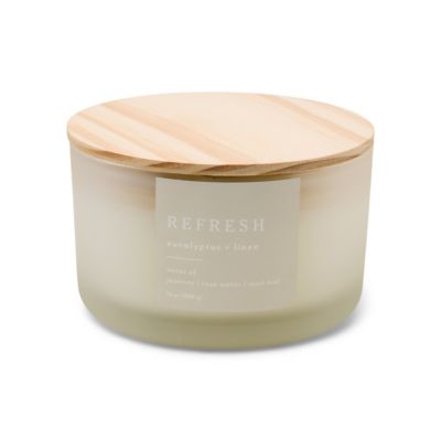 Refresh 14 oz. 3-Wick Glass Candle